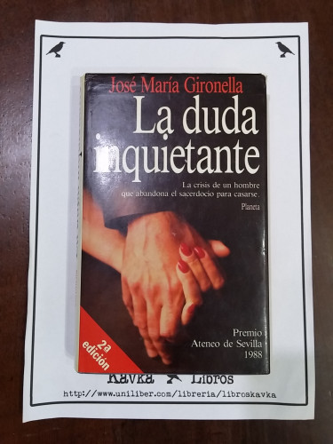 Portada del libro de La duda inquietante