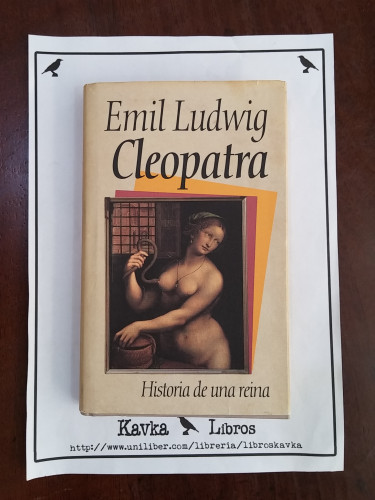 Portada del libro de Cleopatra. Historia de una reina