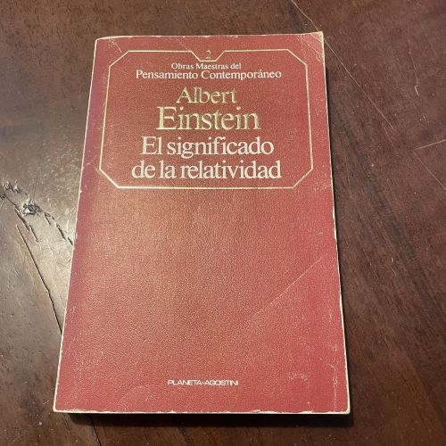 Portada del libro de El significado de la relatividad