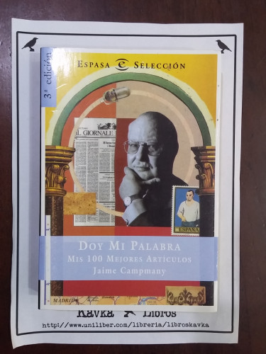 Portada del libro de Doy mi palabra. Mis 100 mejores artículos