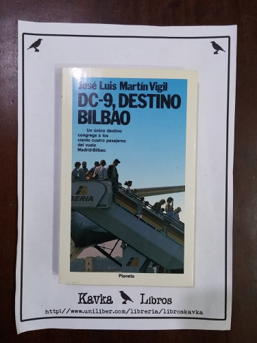 Portada del libro de DC-9, destino Bilbao