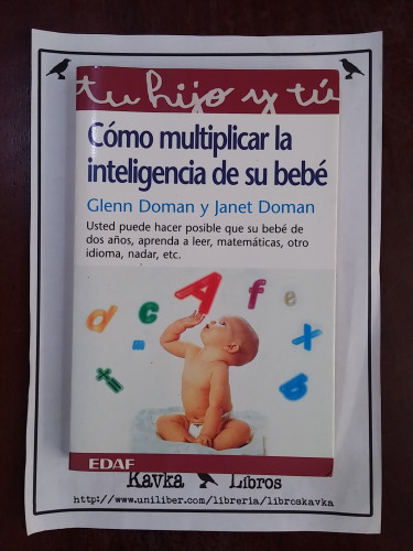 Portada del libro de Cómo multiplicar la inteligencia de su bebé