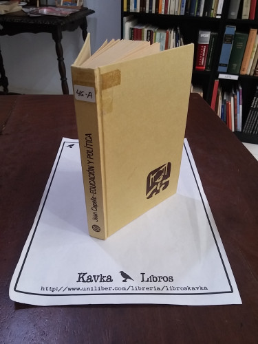 Portada del libro de Educación y política