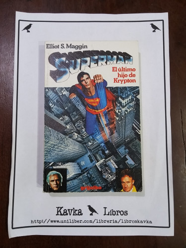 Portada del libro de Superman. El último hijo de Krypton