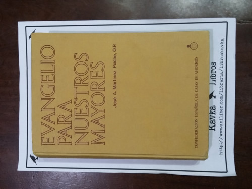 Portada del libro de Evangelio para nuestros mayores