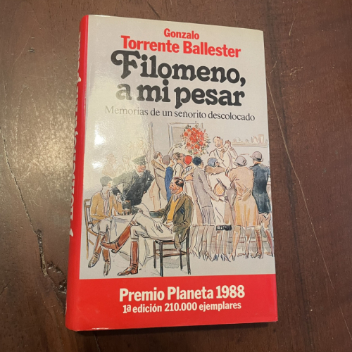 Portada del libro de Filomeno, a mi pesar