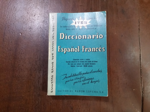 Portada del libro Diccionario Español-Francés