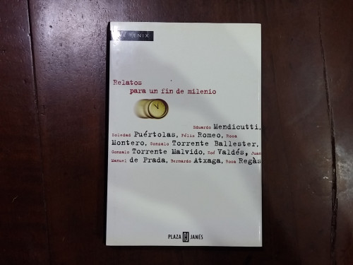 Portada del libro de Relatos para un fin de milenio