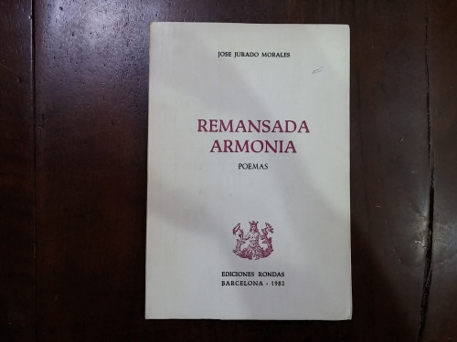 Portada del libro de Remansada armonía