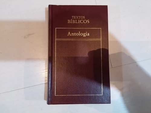 Portada del libro de Antología. Textos Bíblicos
