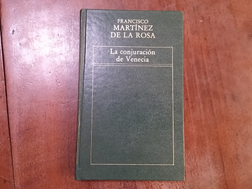 Portada del libro de La conjuración de Venecia