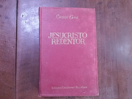 Portada del libro de Jesucristo redentor