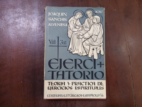 Portada del libro Ejercitatorio. Teoría y práctica de ejercicios espirituales. Vol III