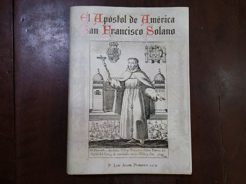 Portada del libro de El apóstol de América San Francisco Solano