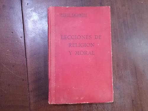 Portada del libro de Lecciones de religión moral