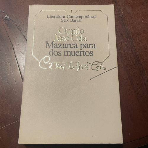 Portada del libro de Mazurca para dos muertos