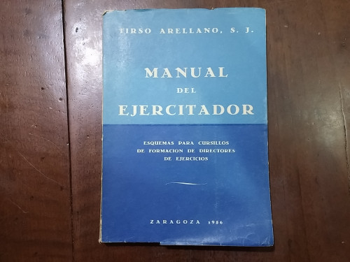 Portada del libro de Manual del ejercitador. Esquemas para cursillos de formación de directores de ejercicios