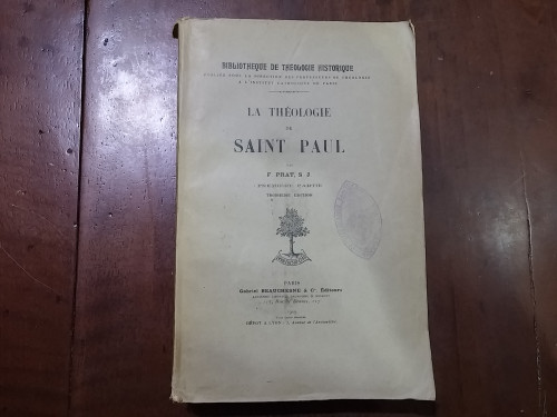 Portada del libro La Théologie de Saint Paul. Première partie