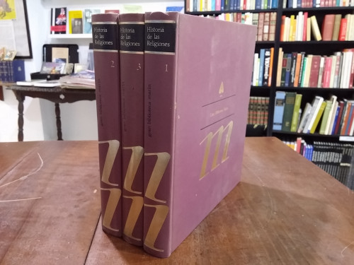 Portada del libro de Historia de la religiones (3 vol)