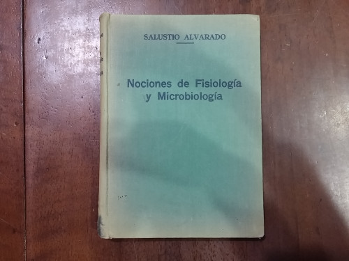 Portada del libro de Nociones de Fisiología y Microbiología