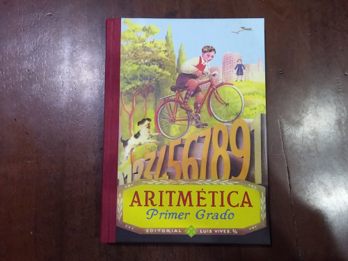 Portada del libro de Aritmética. Primer grado