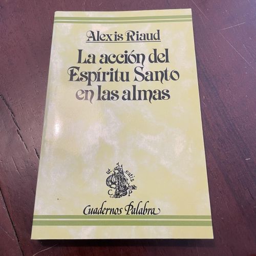 Portada del libro de La acción del Espíritu Santo en las almas