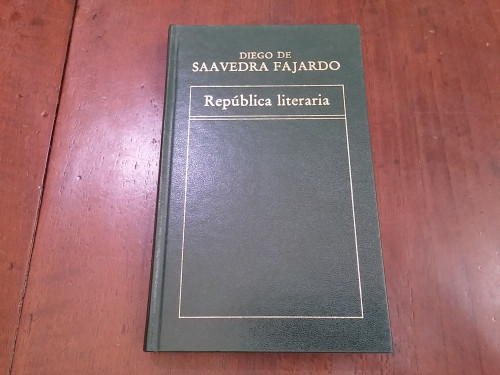 Portada del libro de República literaria