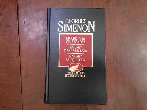 Portada del libro de Maigret y la vieja señora / Maigret tiende un lazo / Maigret se equivoca