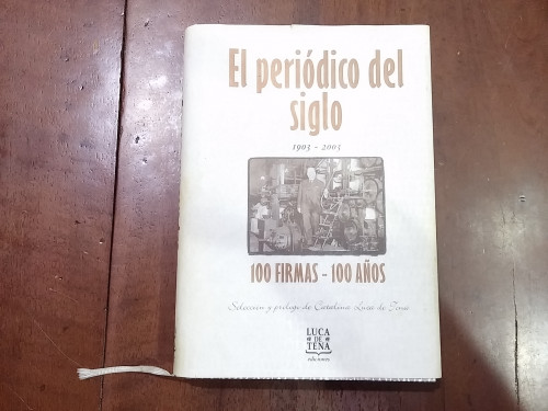 Portada del libro de El periódico del siglo. 1903-2003. 100 firmas-100 años