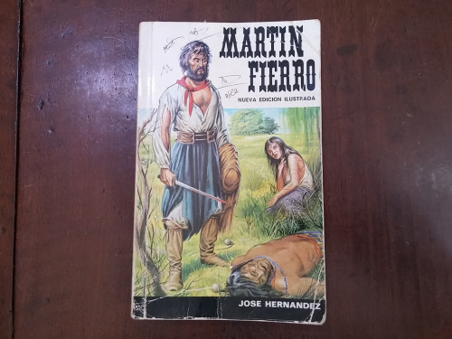 Portada del libro de Martín Fierro