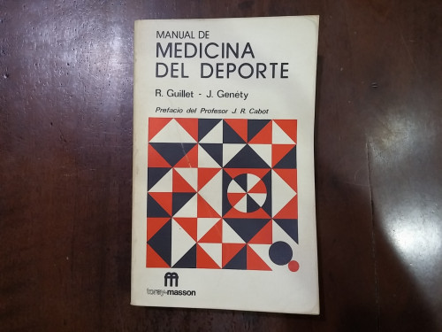 Portada del libro de Manual de medicina del deporte