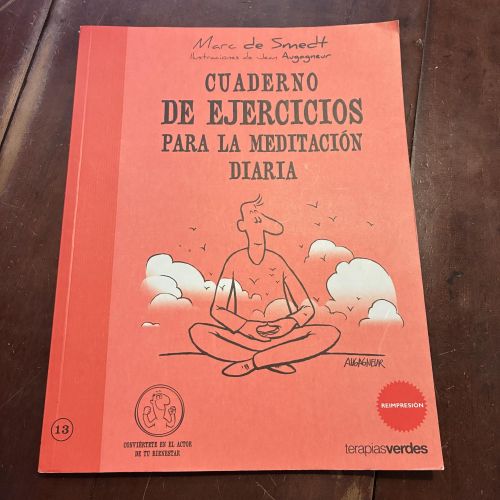 Portada del libro de Cuaderno de ejercicios para la meditación diaria