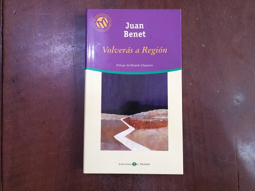 Portada del libro de Volverás a Región
