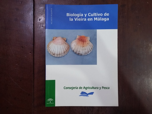 Portada del libro de Biología y Cultivo de la Vieira en Málaga