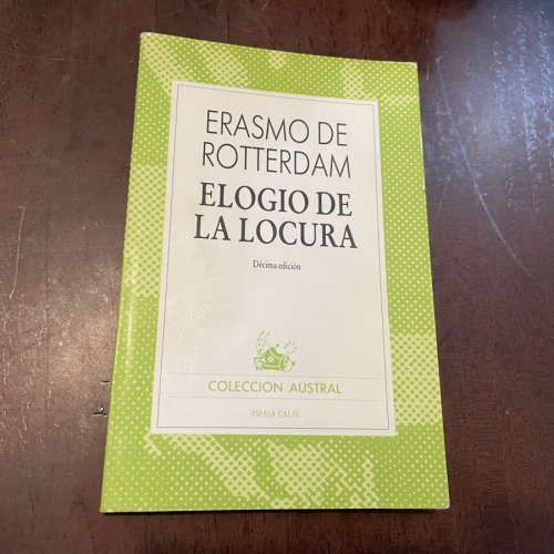 Portada del libro de Elogio de la locura