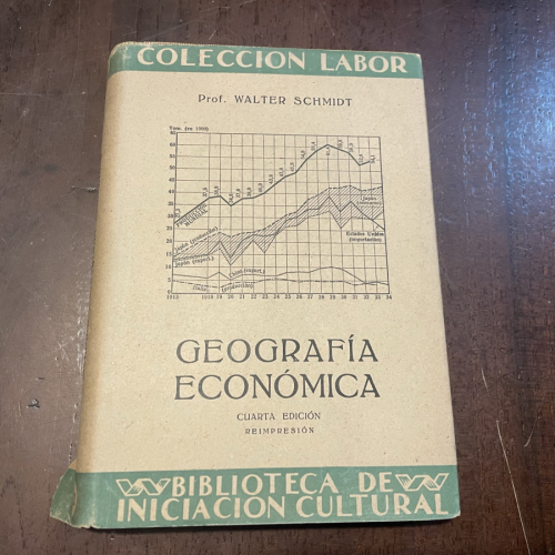 Portada del libro de Geografía económica