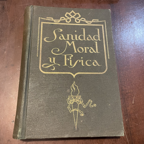 Portada del libro de Sanidad moral y física