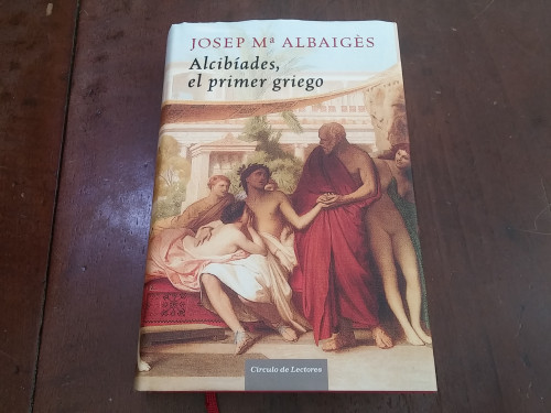 Portada del libro de Alcibíades, el primer griego