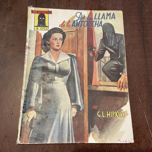 Portada del libro de El encapuchado. De la llama de la antorcha