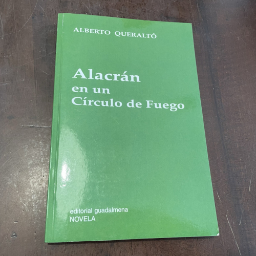 Portada del libro de Alacrán en un Círculo de fuego