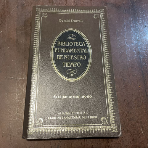 Portada del libro de Atrápame ese mono