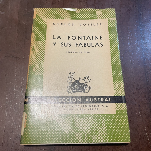 Portada del libro de La Fontaine y sus fábulas