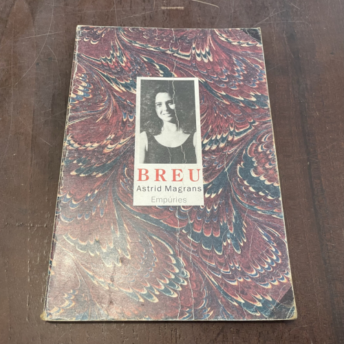 Portada del libro de Breu (en catalán)