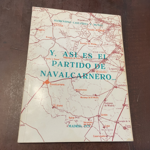 Portada del libro de Y, así es el partido de Navalcarnero