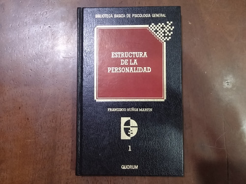 Portada del libro de Estructura de la personalidad. Biblioteca básica de psicología general. 1