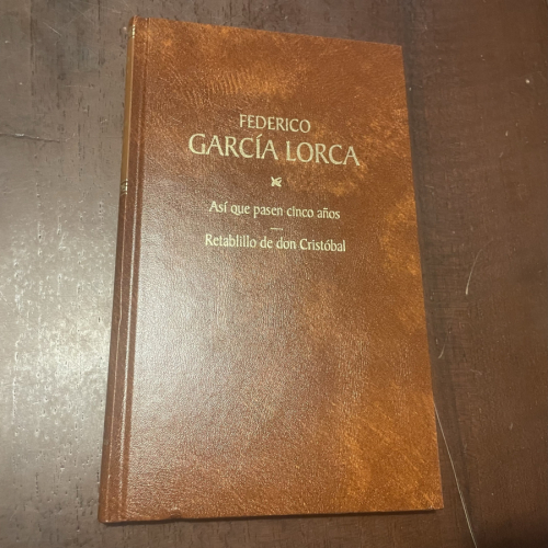 Portada del libro de Así que pasen cinco años. Retablillo de don Cristóbal