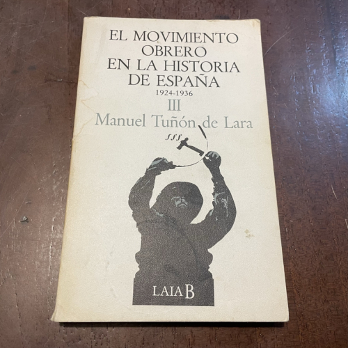 Portada del libro de El movimiento obrero en la historia de España III. 1924-1936