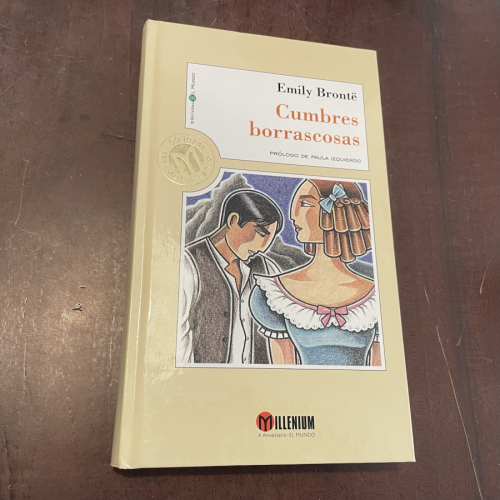 Portada del libro de Cumbres borrascosas