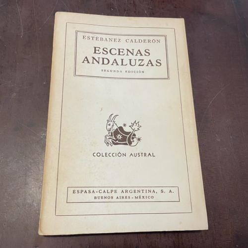 Portada del libro de Escenas andaluzas