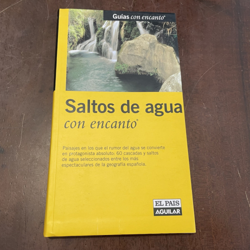 Portada del libro de Saltos de agua con encanto